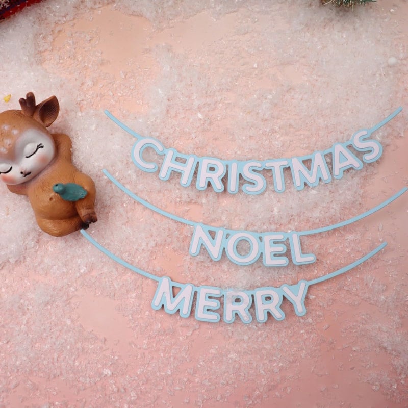 Feemkota Merry Christmas Noel Words Die Cuts for Card Making Christian Theme Banner Stamps Cutting Dies for DIY Paper Scrapbooking Crafts Embossing Decorations - Image 4